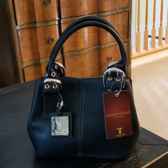 Tignanello Handbags - Tignanello NWT Black Perfect 10 French Tote